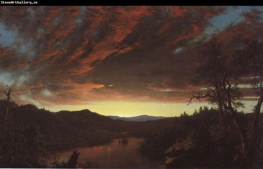 Frederic Edwin Church Wild twilight